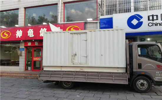 三都镇出租发电机施工案例